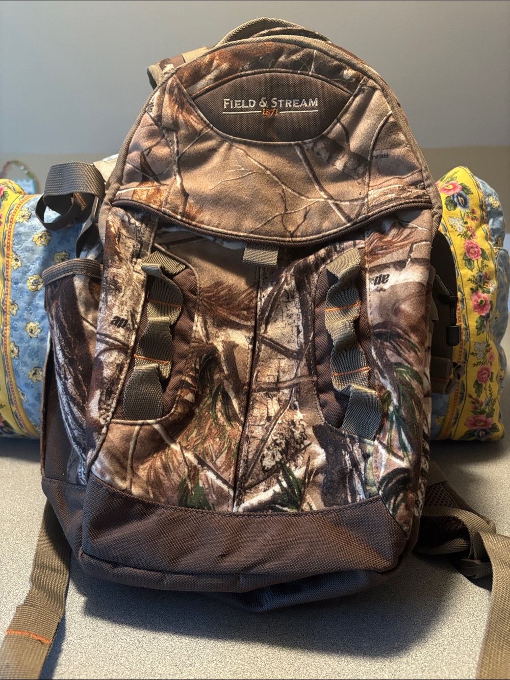 Field & Stream Realtree Camo Backpack in Brown and Green